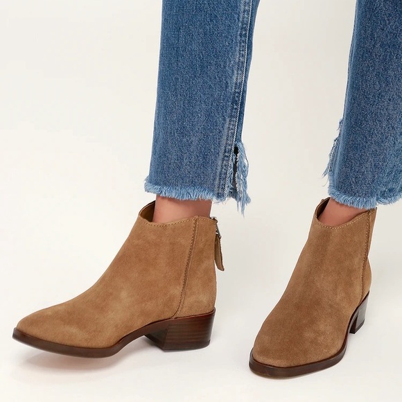 Dolce Vita - Women’s Tucker Dark Saddle Suede Boots. (US 7) - Picture 2 of 8